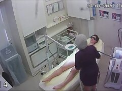 Hidden_camera_in_depilation_salon_2 Seductive Japanese Solo Star Teasing Her Plump Melons Playfully