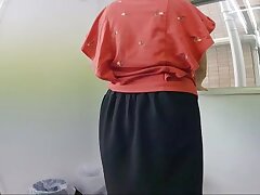 15390330 Curved Beauty Bends Down, Giving a Hot Blowjob Sensually