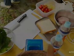 meikkomove154_2 Seductive Asian Coed in Oil Tempts Him for a Steamy Encounter