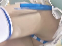 KFC_The_best_COS_Rem Passionate Teen's Night-Intense Doggy Style with a Strong Man