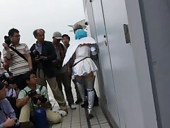 cos38-02 Adorable Asian Teen's Sultry Cock Teasing Delights All Night Long