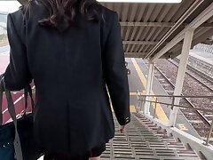 1-67100 Passionate Japanese Babe-Dildo & Cock Sucking Delight