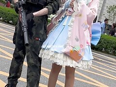 KFC_Micro-transparent_underwear Sky High Pleasure-Japanese Flight Attendant's In-Flight Handjob